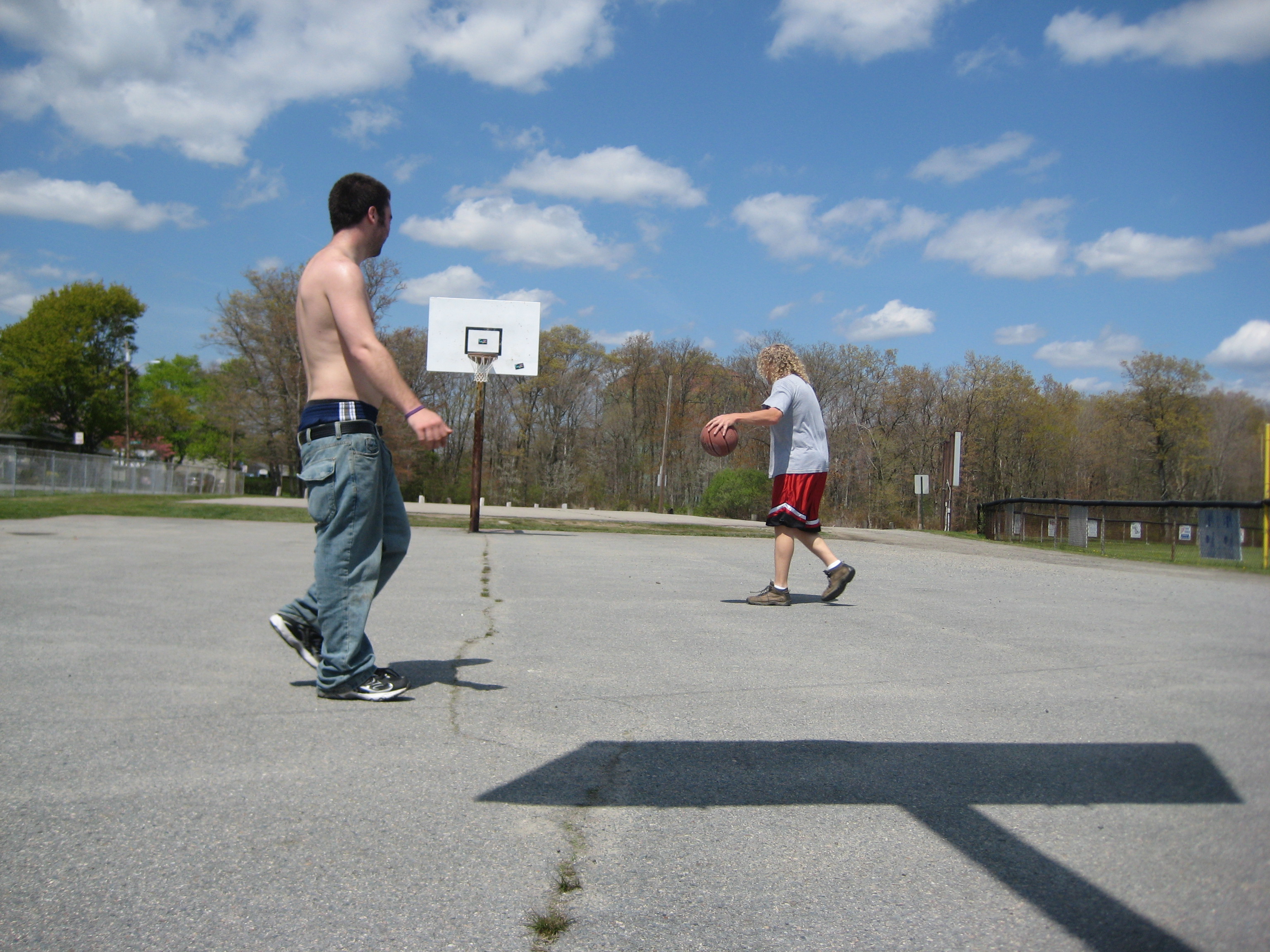 Basketball with friends photo