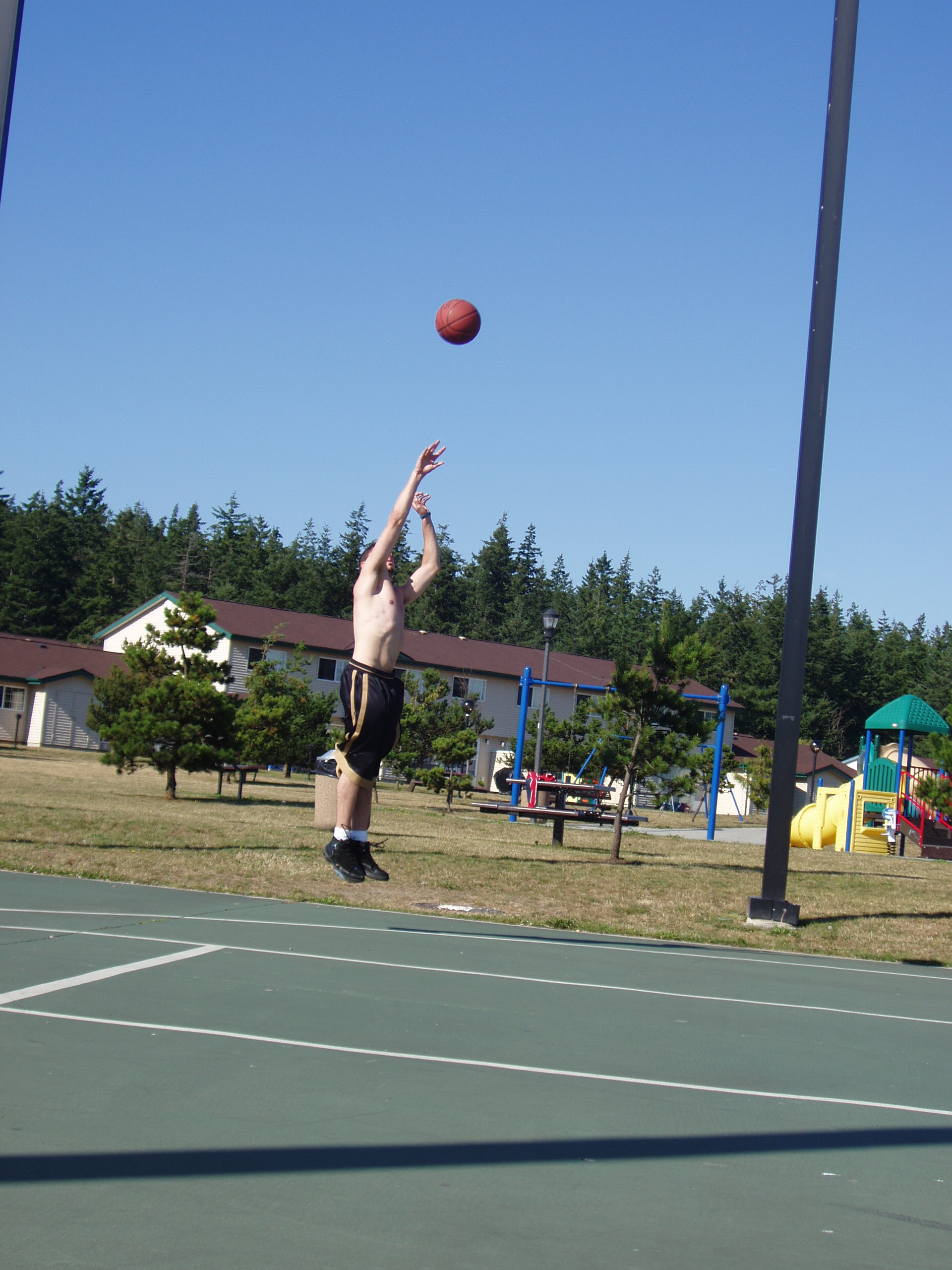 Basketball with friends photo