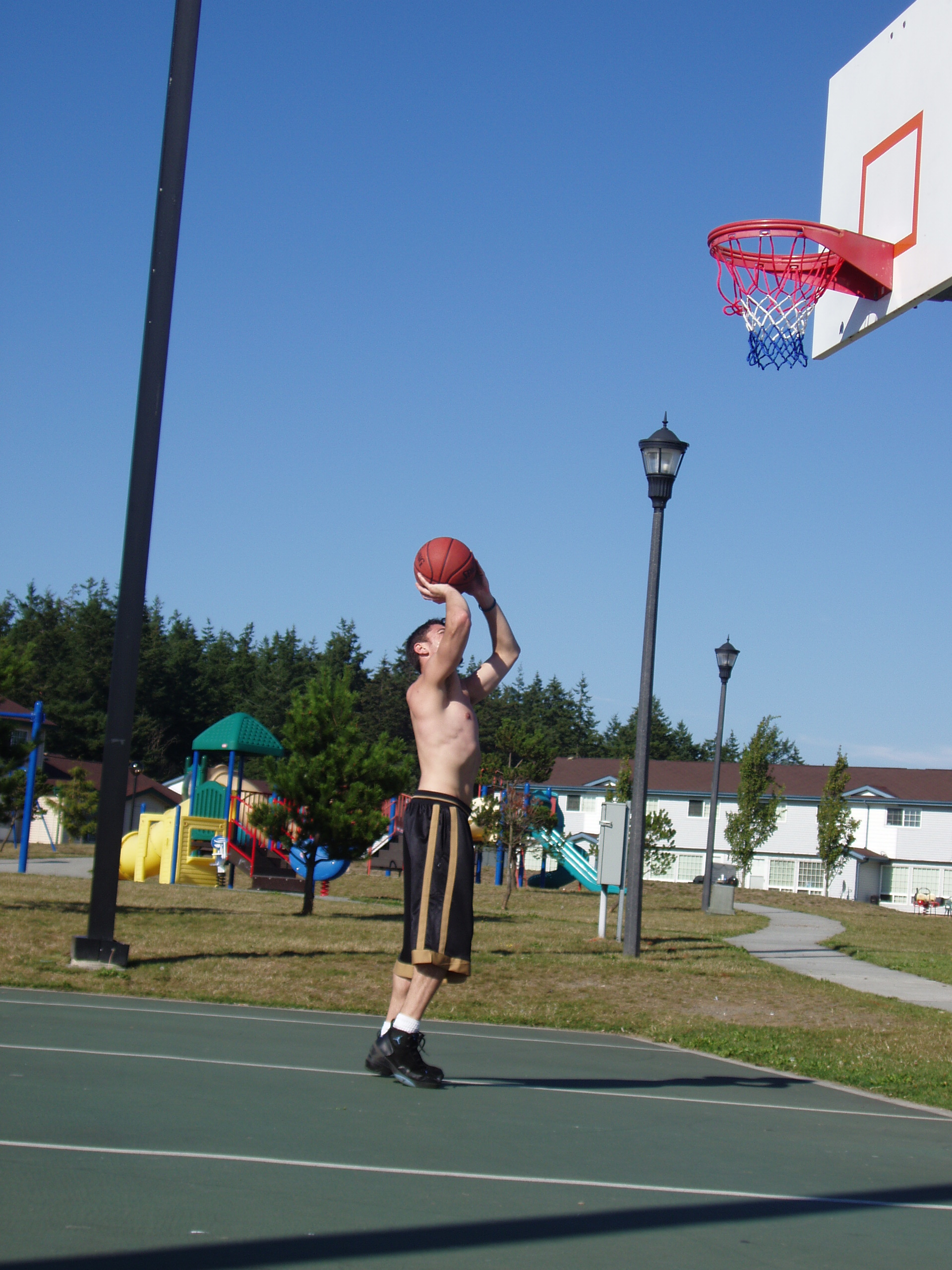 Basketball with friends photo