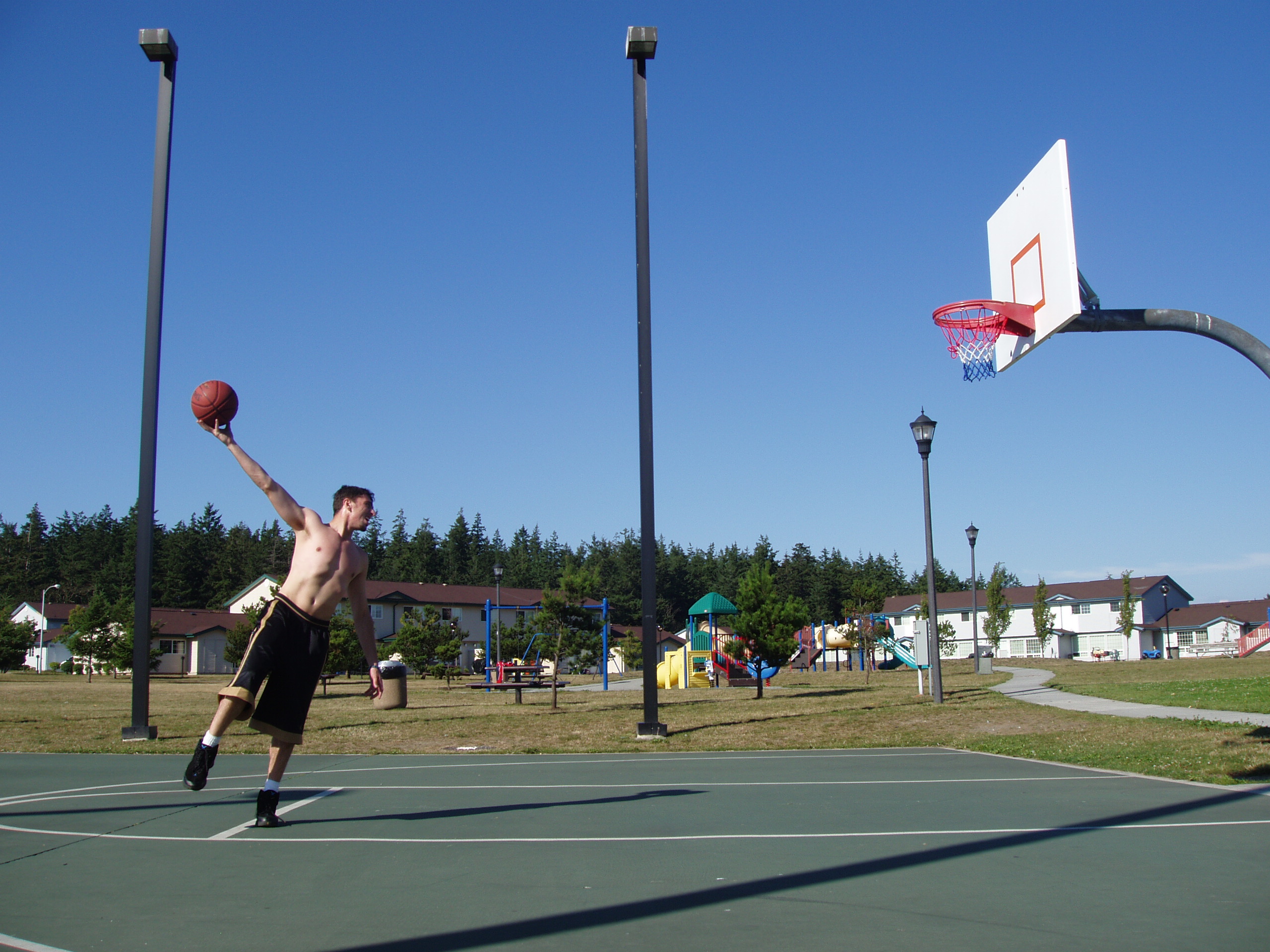 Basketball with friends photo