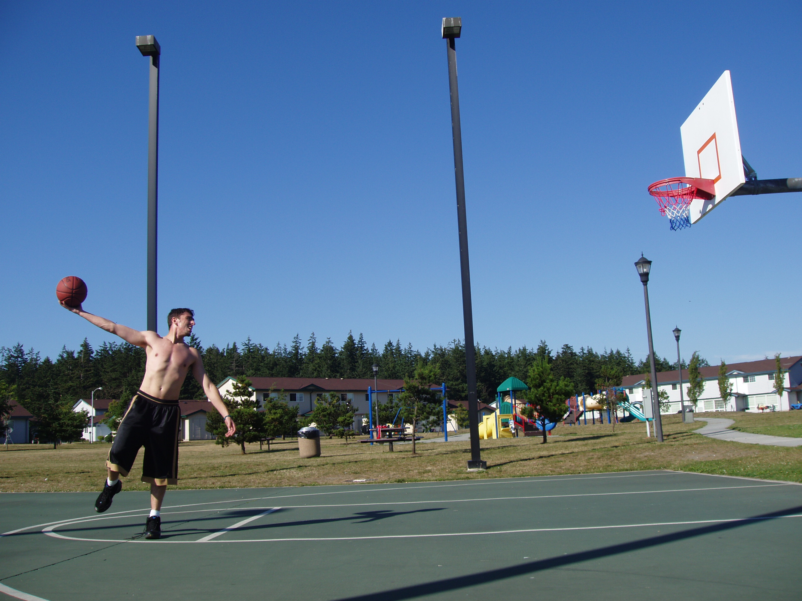 Basketball with friends photo