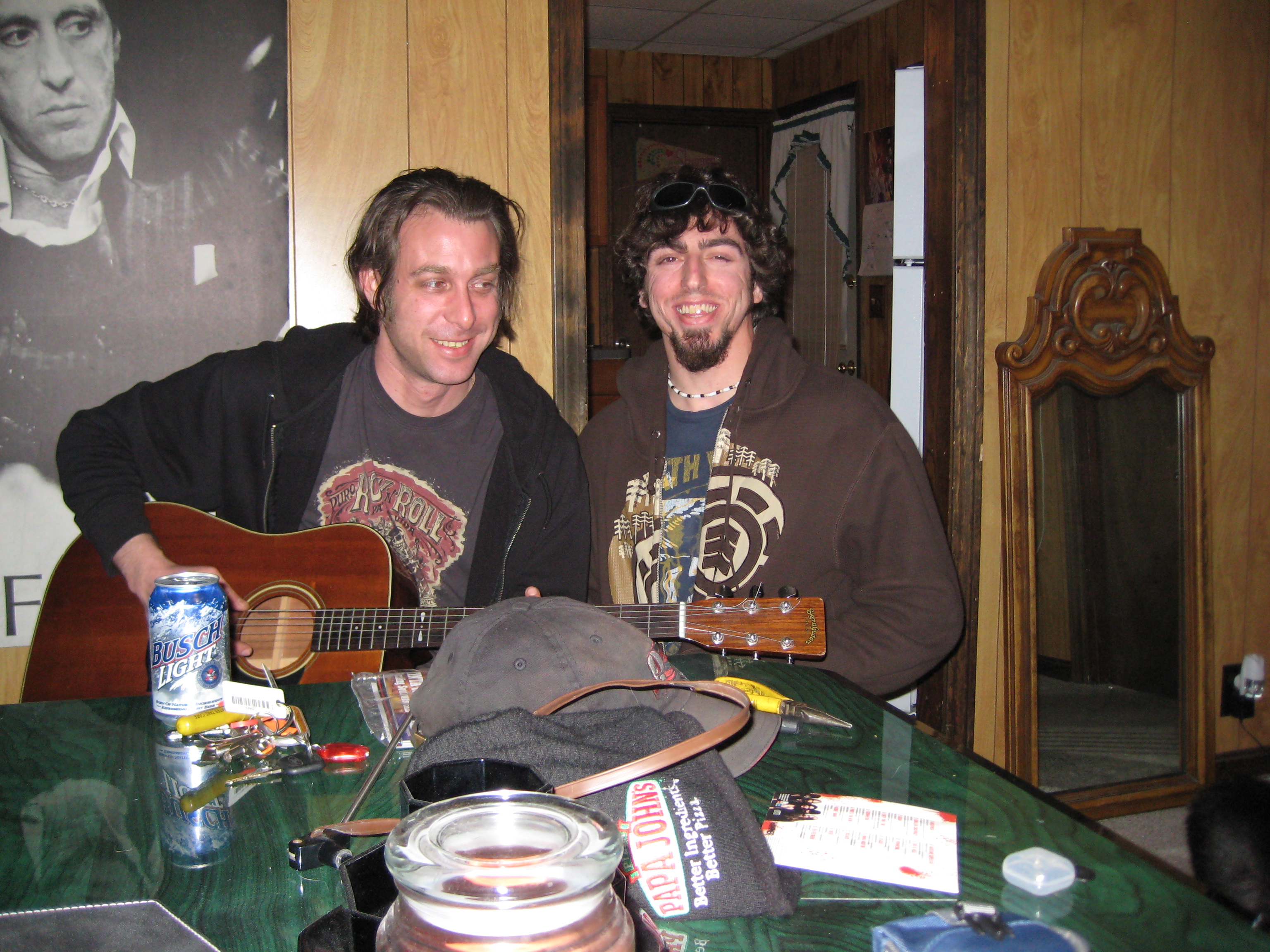 Friends and music photo